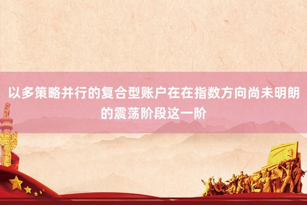 以多策略并行的复合型账户在在指数方向尚未明朗的震荡阶段这一阶