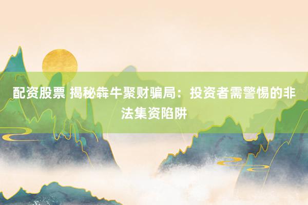 配资股票 揭秘犇牛聚财骗局：投资者需警惕的非法集资陷阱